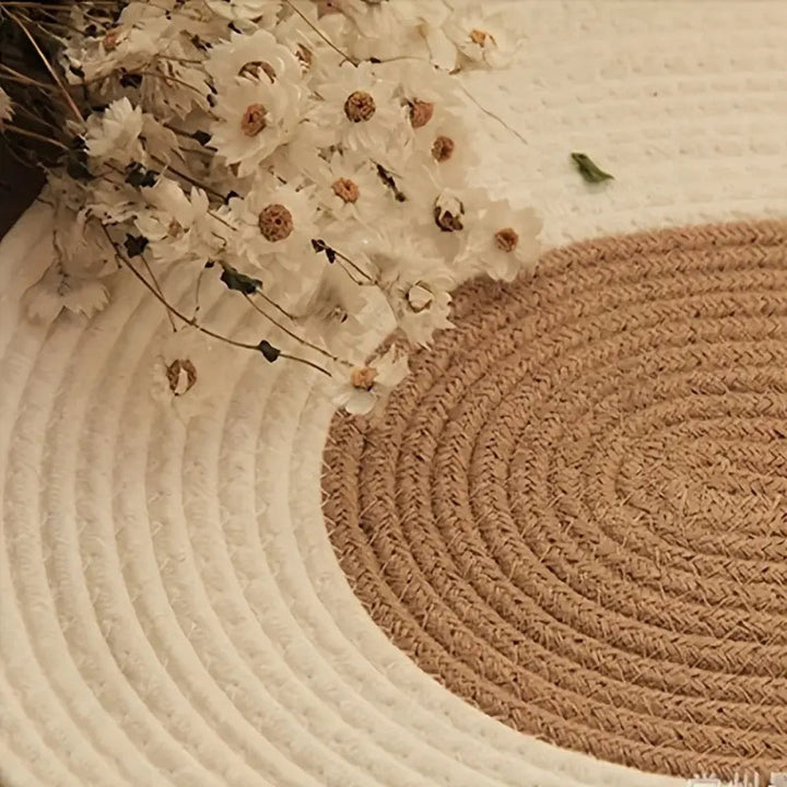 FlechtZauber: tappetino decorativo ovale – robusto, facile da mantenere &amp; design intrecciato in canapa per camera da letto e terrazza