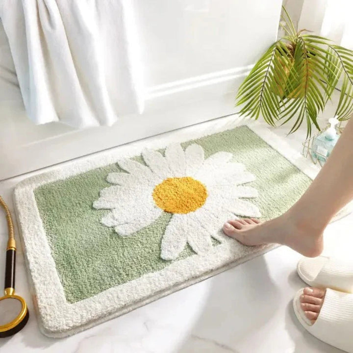 Tappetino da Bagno Floral Plush Fleur