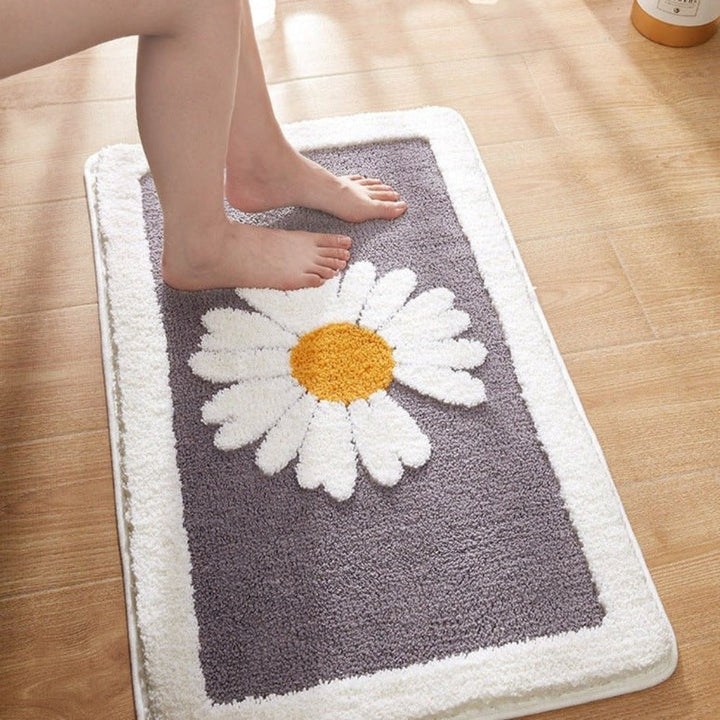 Tappetino da Bagno Floral Plush Fleur