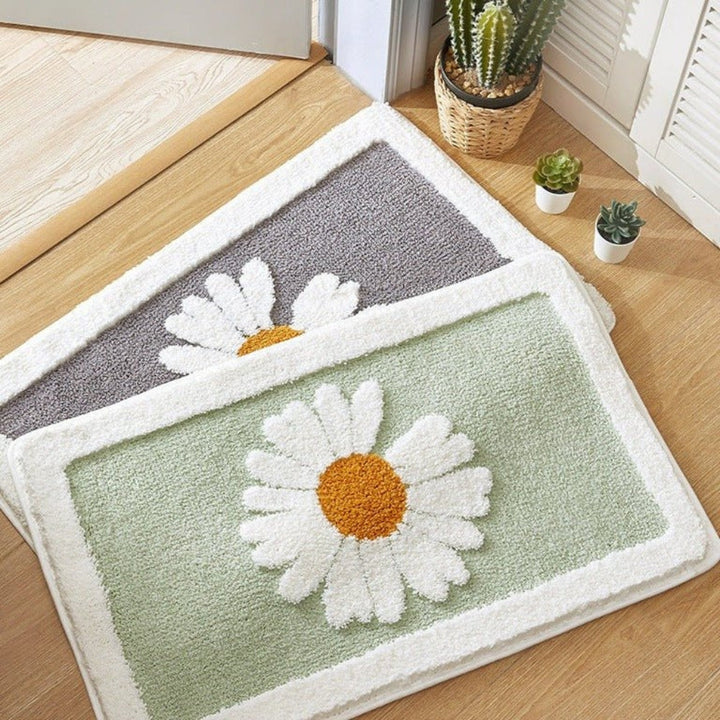 Tappetino da Bagno Floral Plush Fleur