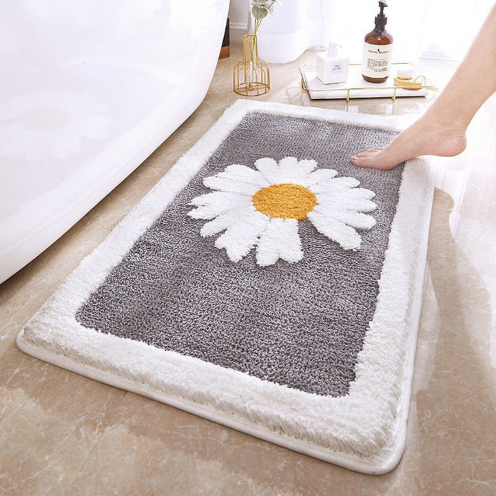 Tappetino da Bagno Floral Plush Fleur