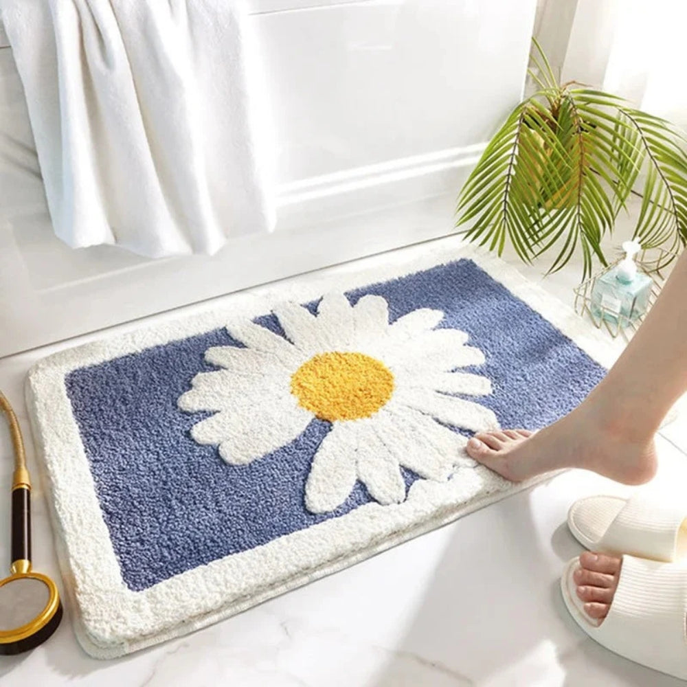 Tappetino da Bagno Floral Plush Fleur