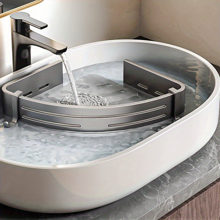 FlexHaken: Mensola da Parete Cucina – mensola in alluminio multifunzionale, salvaspazio e decorativa con ganci per utensili e accessori da bagno