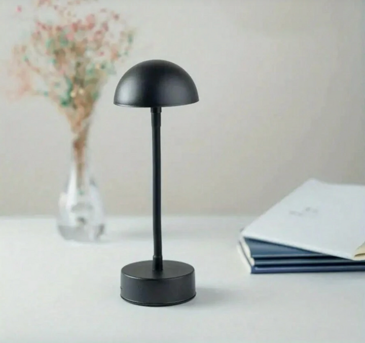 FlexLamp: Lampada da tavolo LED senza fili con design moderno a fungo e dimmer touch – per soggiorno e comodino