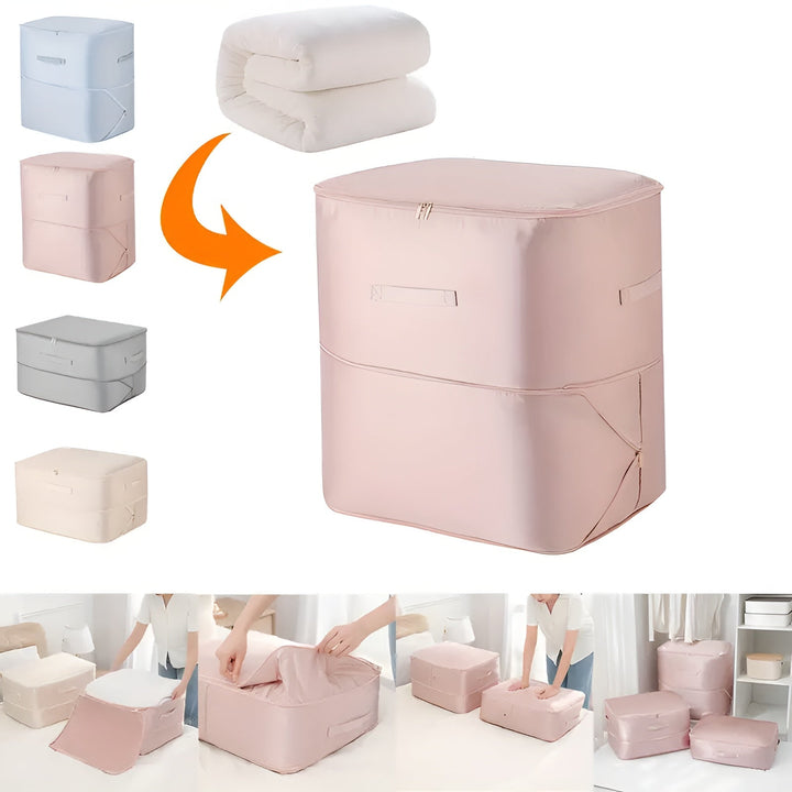 FlexiPackung: Borsa di stoccaggio ermetica – durevole, salvaspazio e perfetta per coperte, giacche e cuscini