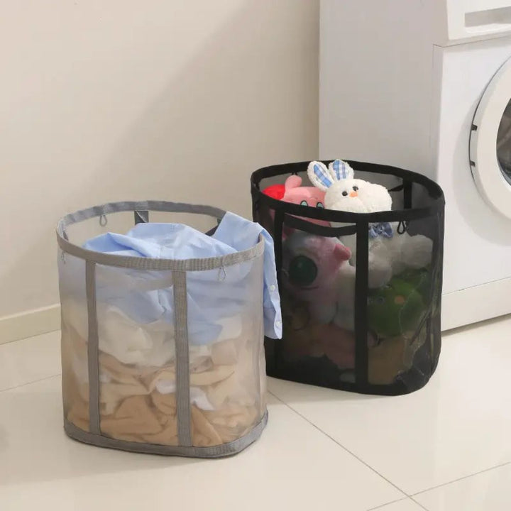 FlexiWaschen: Cesto della biancheria di design – pieghevole, portatile e pratico per casa e dormitorio