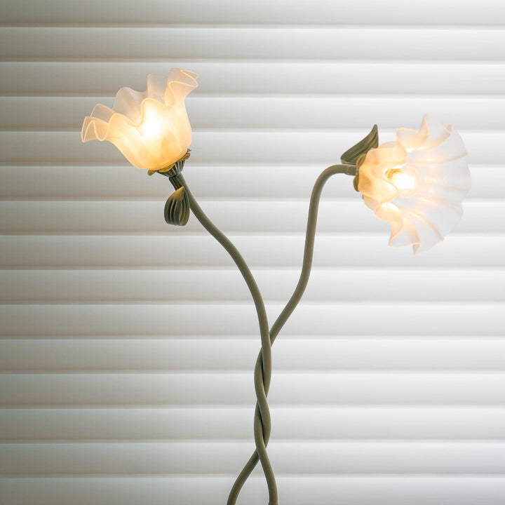 FlorAura: Elegante lampada da terra a forma di calla – Lampada da terra decorativa a LED