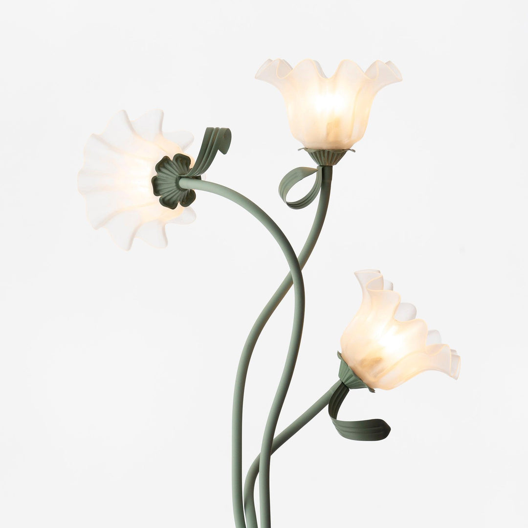 FlorAura: Elegante lampada da terra a forma di calla – Lampada da terra decorativa a LED