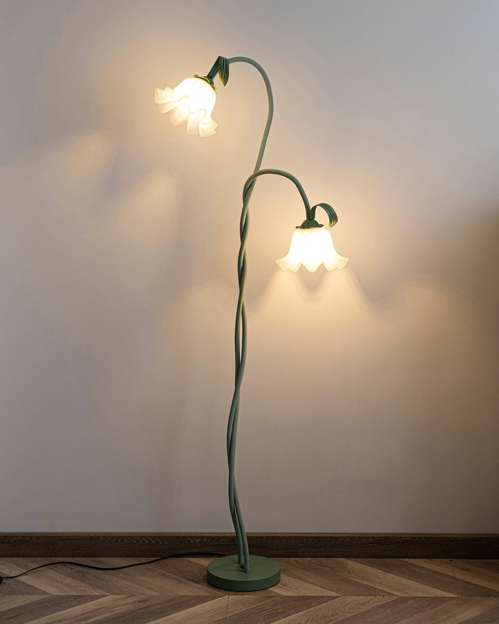 FlorAura: Elegante lampada da terra a forma di calla – Lampada da terra decorativa a LED