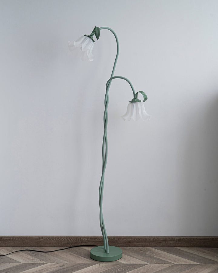 FlorAura: Elegante lampada da terra a forma di calla – Lampada da terra decorativa a LED