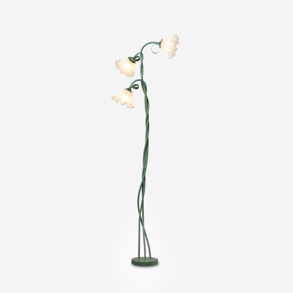FlorAura: Elegante lampada da terra a forma di calla – Lampada da terra decorativa a LED