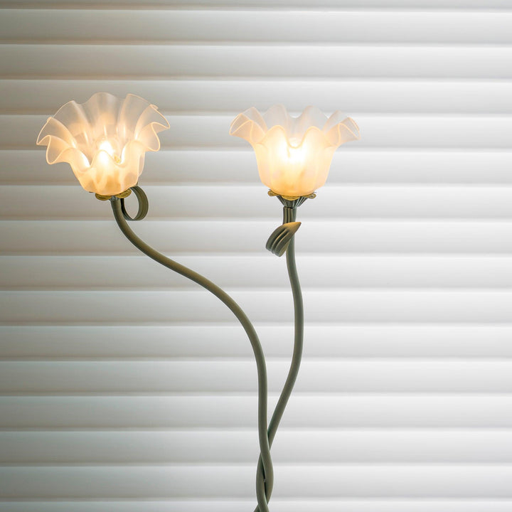 FlorAura: Elegante lampada da terra a forma di calla – Lampada da terra decorativa a LED