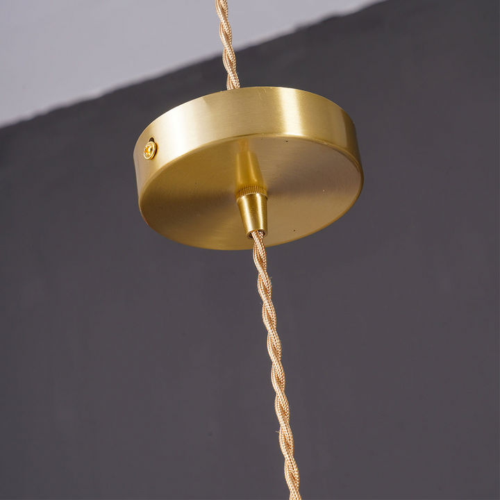 FloraGlanz: Lampada a sospensione LED Hibiscus in design floreale moderno