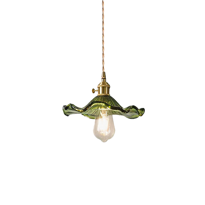 FloraGlanz: Lampada a sospensione LED Hibiscus in design floreale moderno