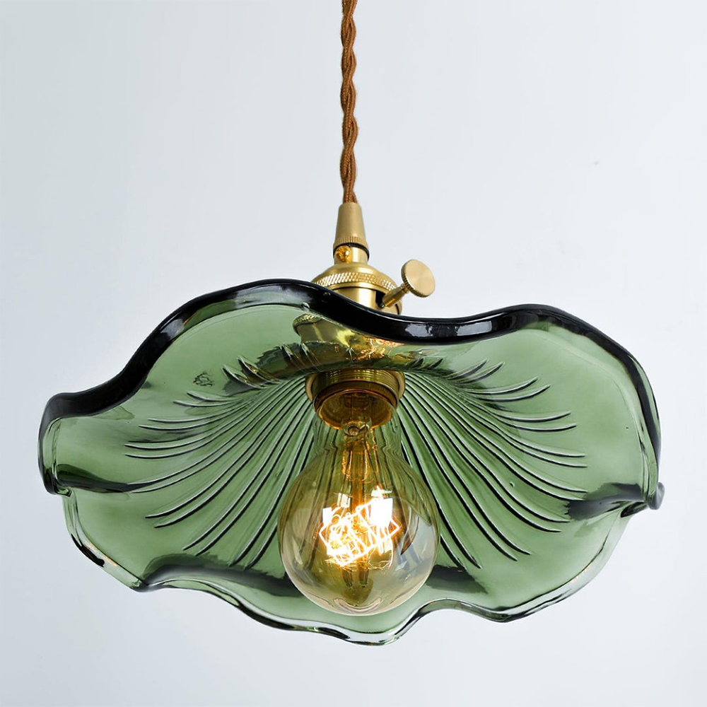 FloraGlanz: Lampada a sospensione LED Hibiscus in design floreale moderno