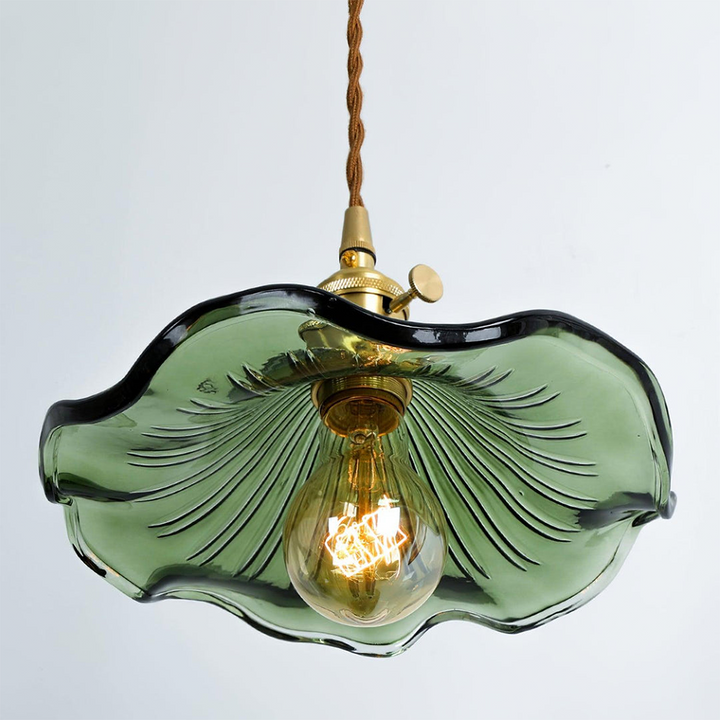 FloraGlanz: Lampada a sospensione LED Hibiscus in design floreale moderno