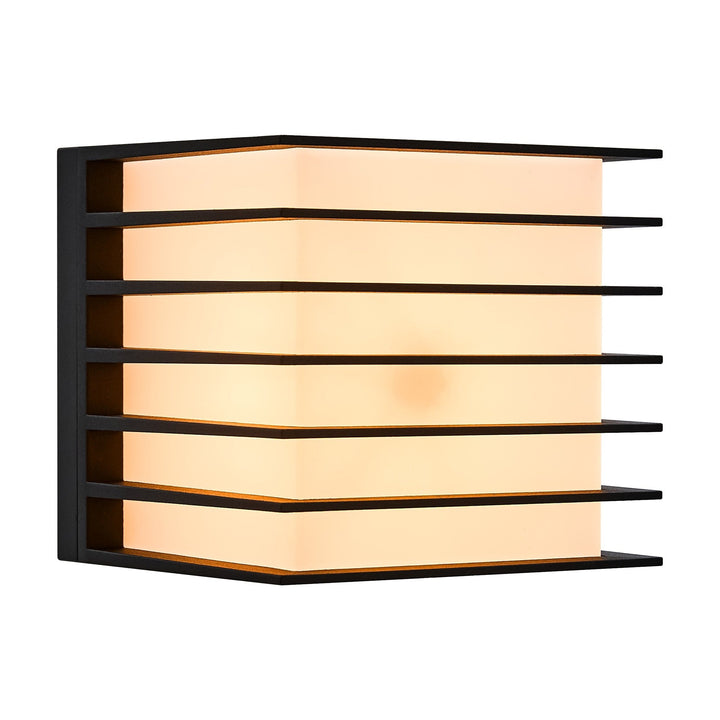 Fluctus 13 Luce da Parete Esterno, Nera