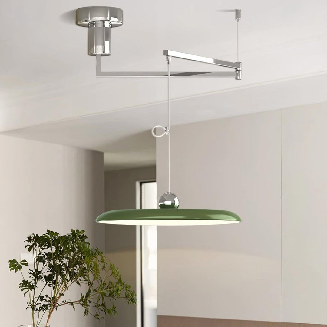 Fluxa: Lampada a sospensione LED regolabile in altezza in metallo – per cucina e sala da pranzo