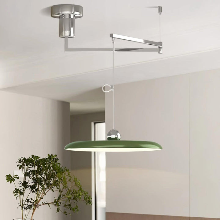 Fluxa: Lampada a sospensione LED regolabile in altezza in metallo – per cucina e sala da pranzo