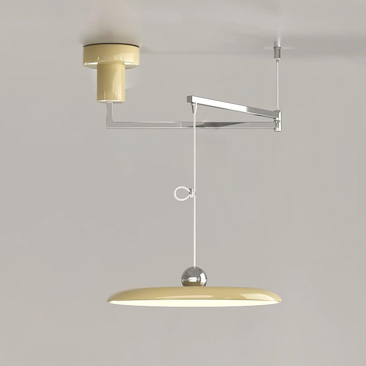 Fluxa: Lampada a sospensione LED regolabile in altezza in metallo – per cucina e sala da pranzo