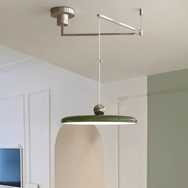 Fluxa: Lampada a sospensione LED regolabile in altezza in metallo – per cucina e sala da pranzo
