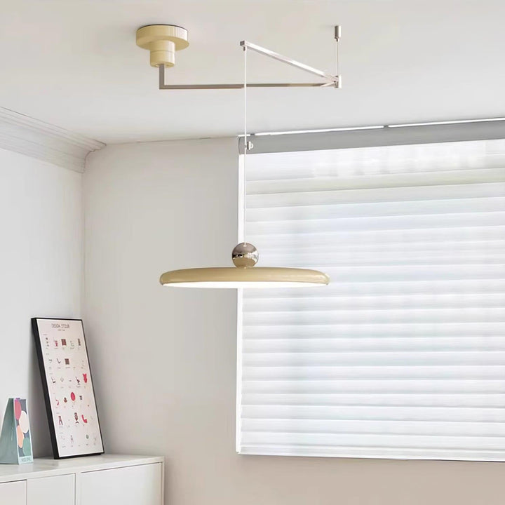 Fluxa: Lampada a sospensione LED regolabile in altezza in metallo – per cucina e sala da pranzo