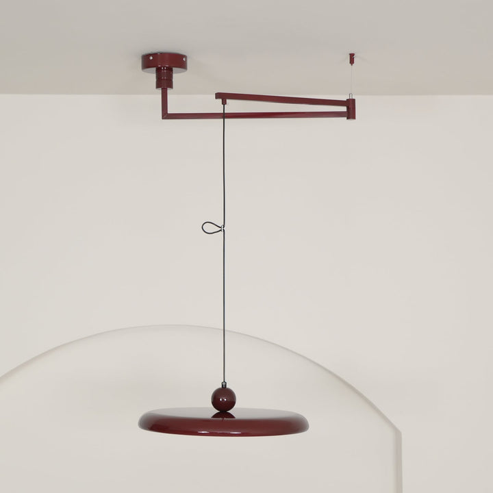 Fluxa: Lampada a sospensione LED regolabile in altezza in metallo – per cucina e sala da pranzo
