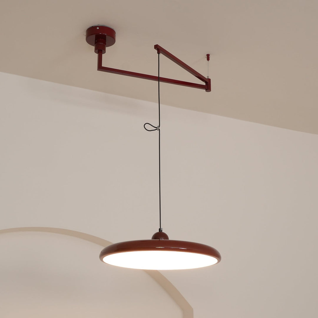 Fluxa: Lampada a sospensione LED regolabile in altezza in metallo – per cucina e sala da pranzo