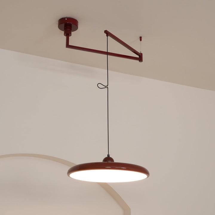Fluxa: Lampada a sospensione LED regolabile in altezza in metallo – per cucina e sala da pranzo