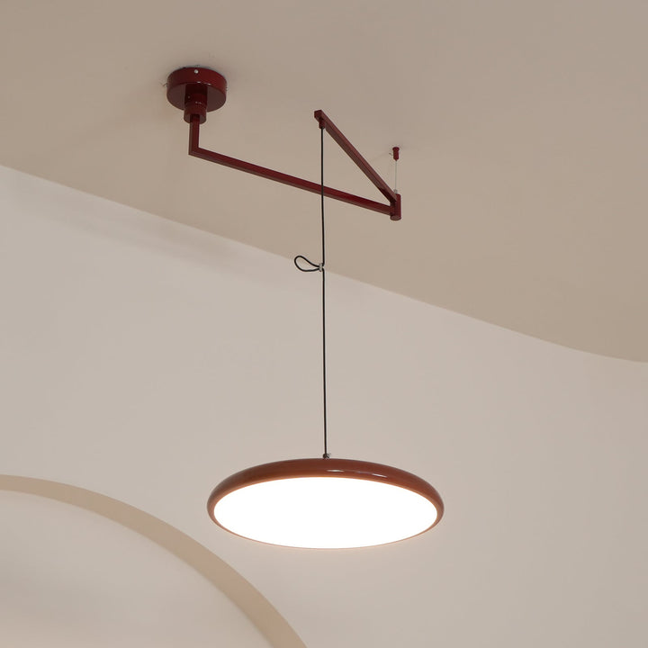 Fluxa: Lampada a sospensione LED regolabile in altezza in metallo – per cucina e sala da pranzo
