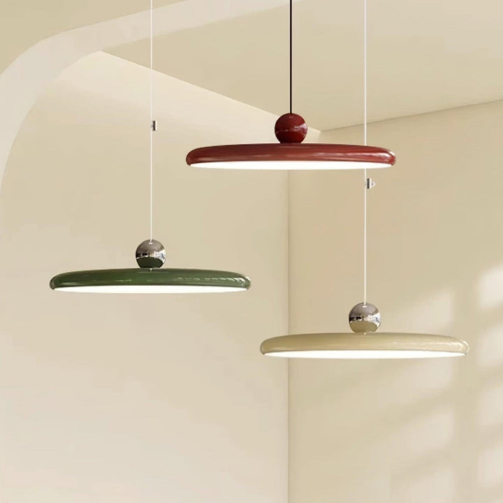 Fluxa: Lampada a sospensione LED regolabile in altezza in metallo – per cucina e sala da pranzo