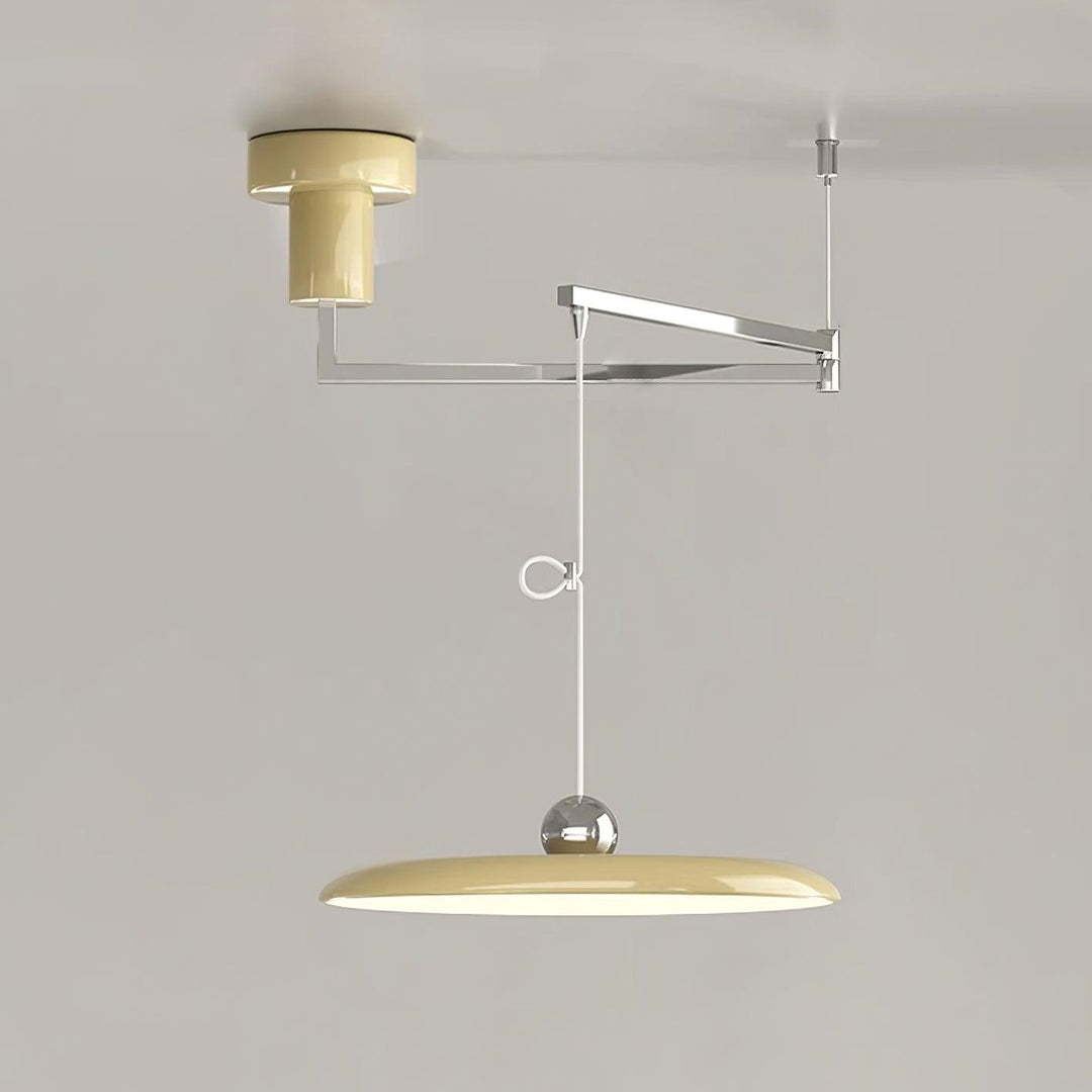 Fluxa: Lampada a sospensione LED regolabile in altezza in metallo – per cucina e sala da pranzo