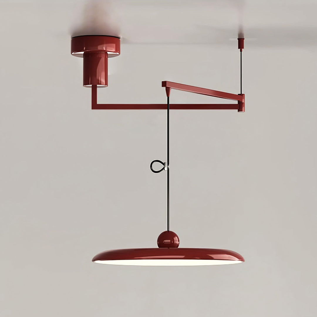 Fluxa: Lampada a sospensione LED regolabile in altezza in metallo – per cucina e sala da pranzo