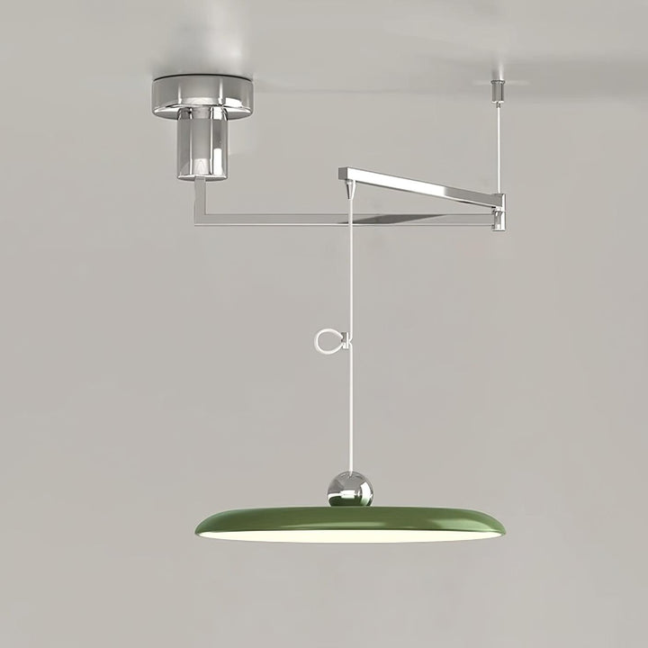 Fluxa: Lampada a sospensione LED regolabile in altezza in metallo – per cucina e sala da pranzo