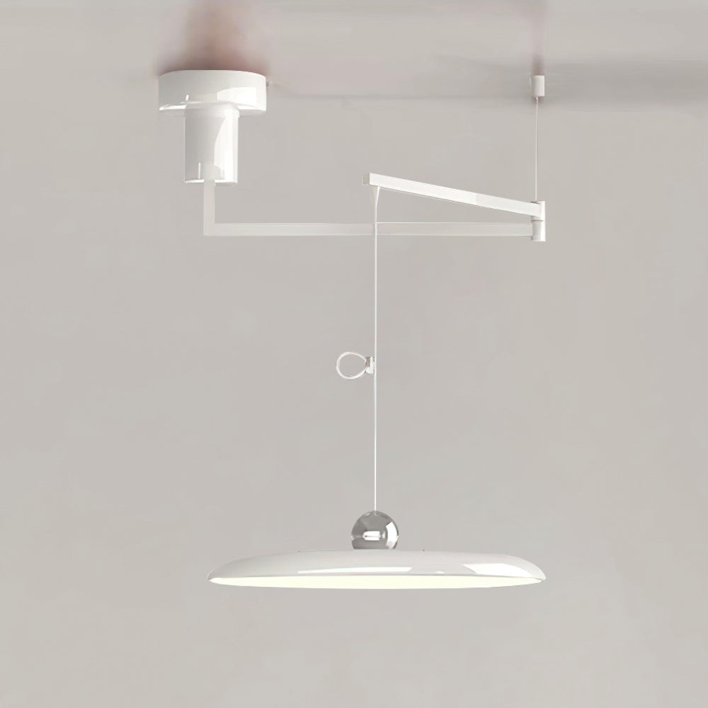 Fluxa: Lampada a sospensione LED regolabile in altezza in metallo – per cucina e sala da pranzo