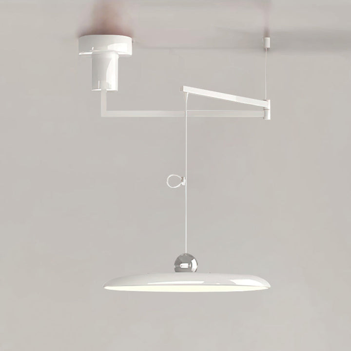 Fluxa: Lampada a sospensione LED regolabile in altezza in metallo – per cucina e sala da pranzo