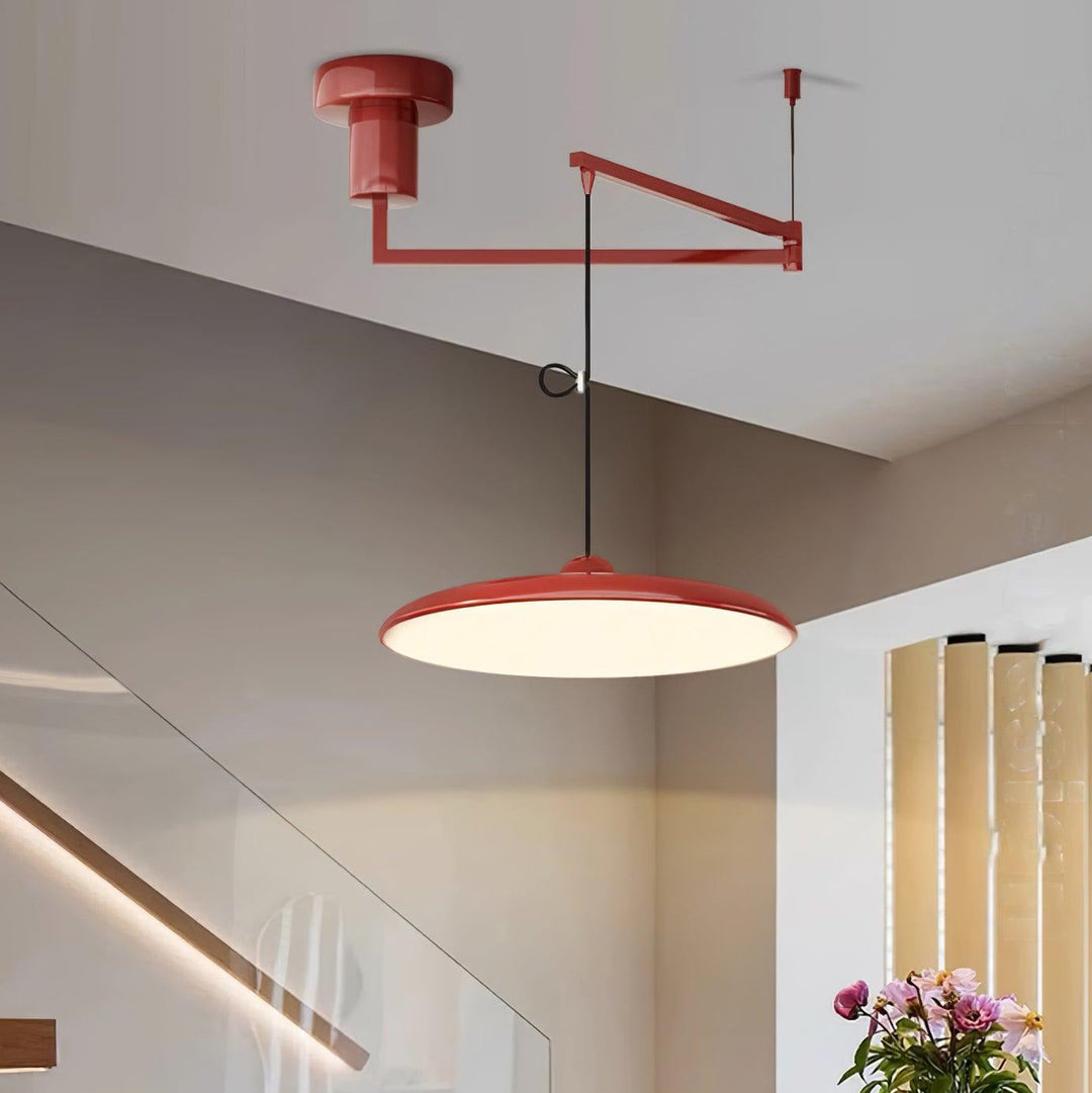 Fluxa: Lampada a sospensione LED regolabile in altezza in metallo – per cucina e sala da pranzo
