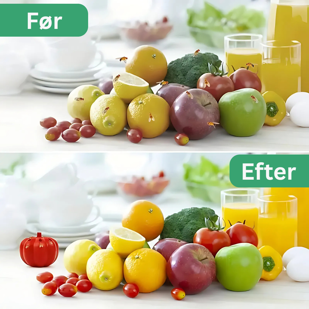 FlyFree™ – Trappola Ecologica per Mosche della Frutta a Forma di Zucca