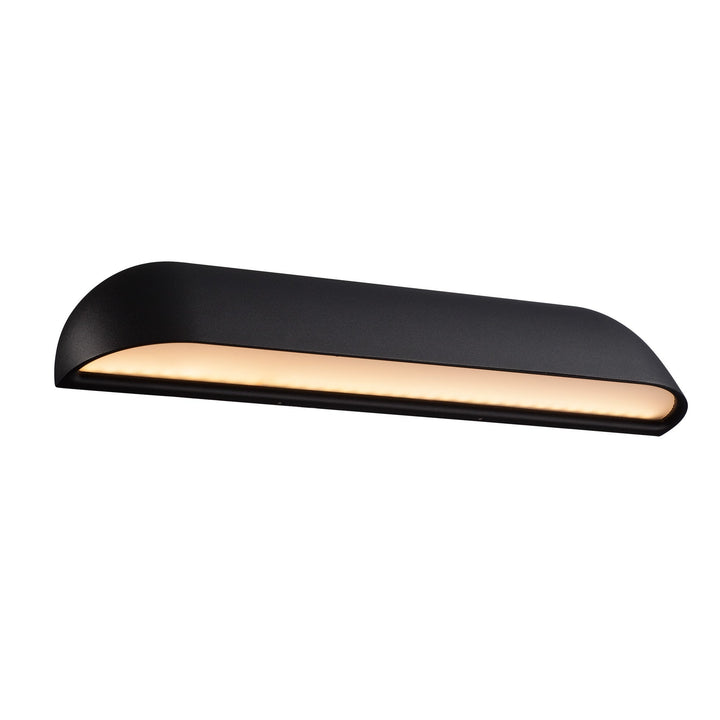 Lampada da Parete LED Front 36, Nera