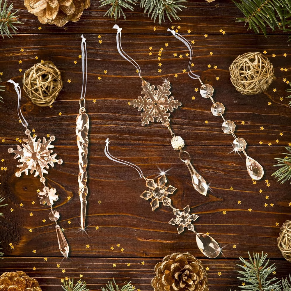 FrostGleam™ – Set di Decorazioni Natalizie Krystal Snefnug