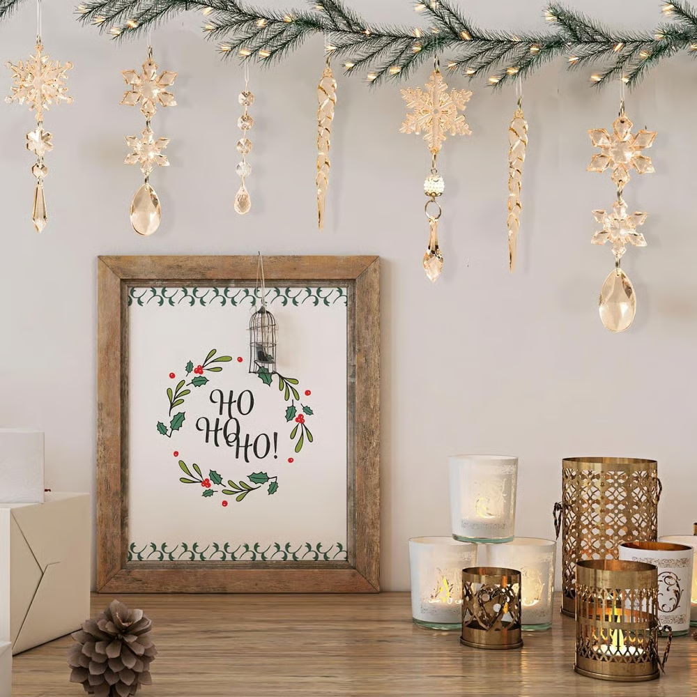 FrostGleam™ – Set di Decorazioni Natalizie Krystal Snefnug