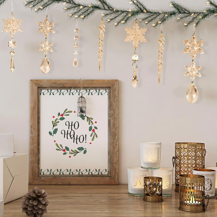 FrostGleam™ – Set di Decorazioni Natalizie Krystal Snefnug