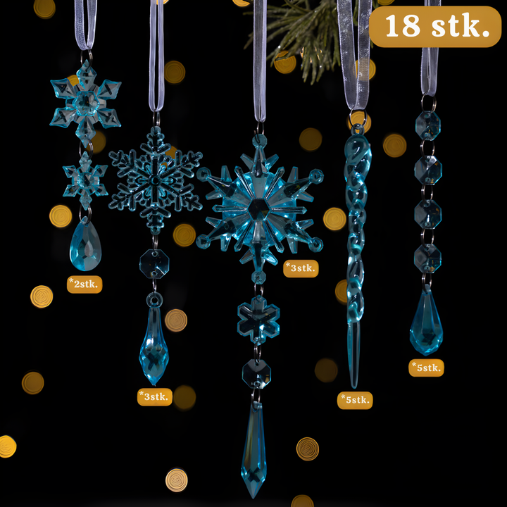 FrostGleam™ – Set di Decorazioni Natalizie Krystal Snefnug