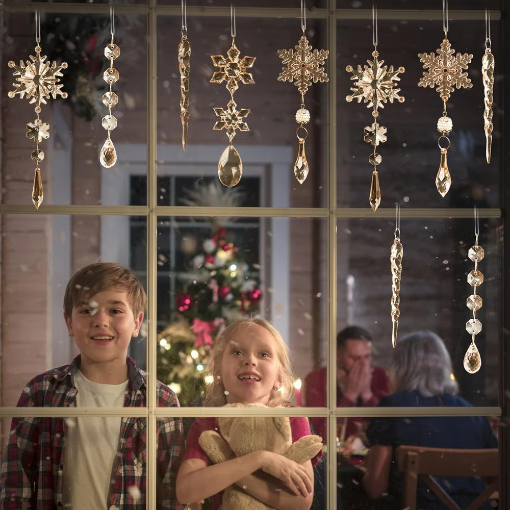 FrostGleam™ – Set di Decorazioni Natalizie Krystal Snefnug
