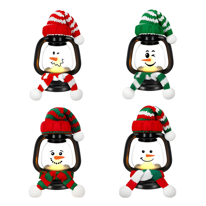 FrostyGlow™ – Mini Lanterne LED Decorative Pupazzi di Neve