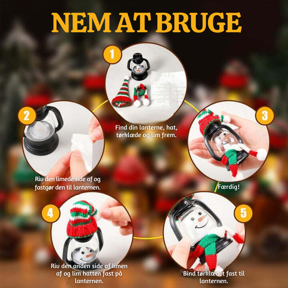 FrostyGlow™ – Mini Lanterne LED Decorative Pupazzi di Neve