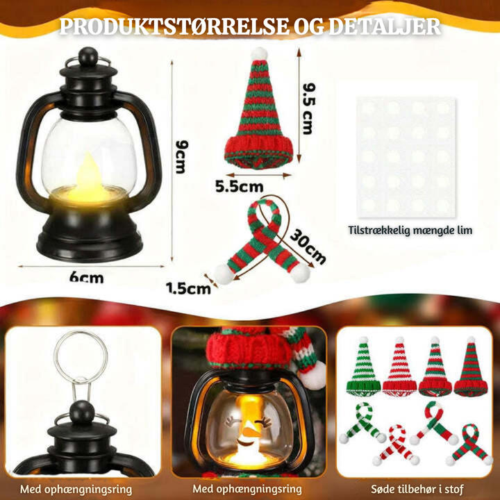 FrostyGlow™ – Mini Lanterne LED Decorative Pupazzi di Neve