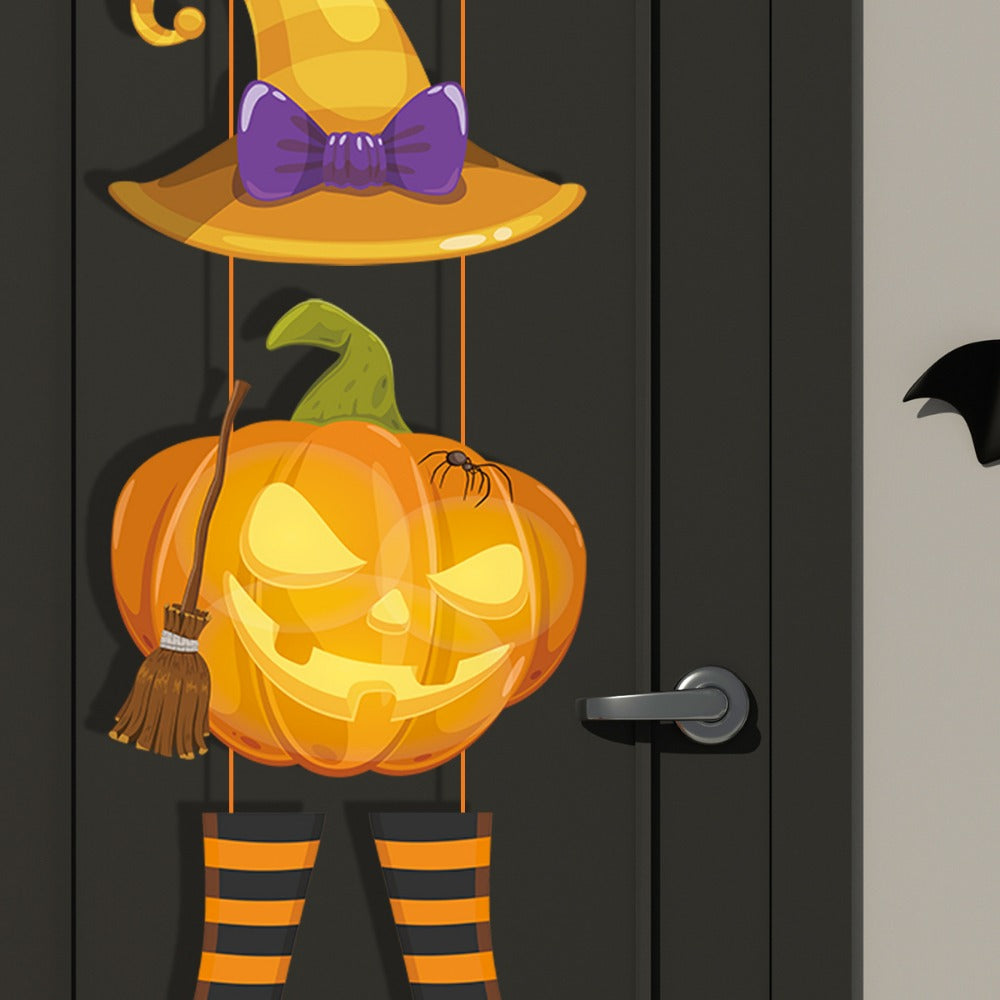 GespenstischesWillkommen™ Set di Pannelli per Porta Halloween - 3/10 pezzi