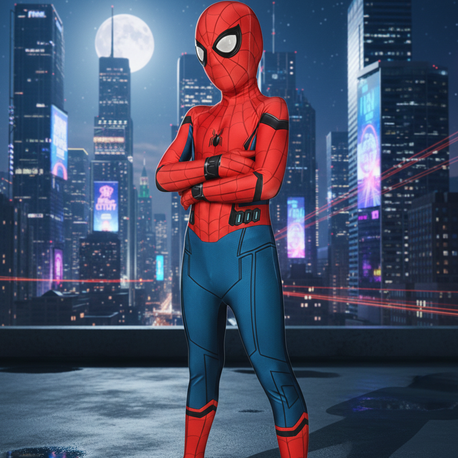 Costume da Supereroe Realistico per Bambini e Adulti