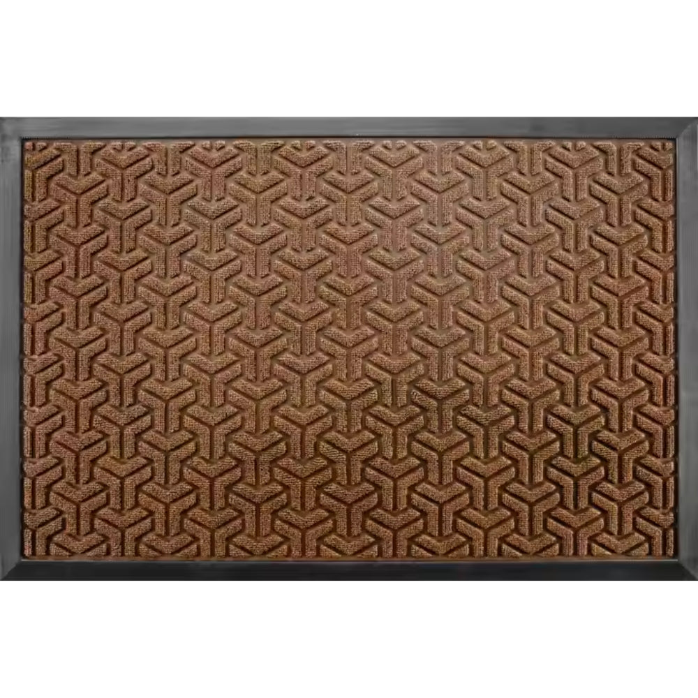 GeoFormular: robusto zerbino dal design geometrico – antiscivolo, durevole e decorativo per ingressi e garage